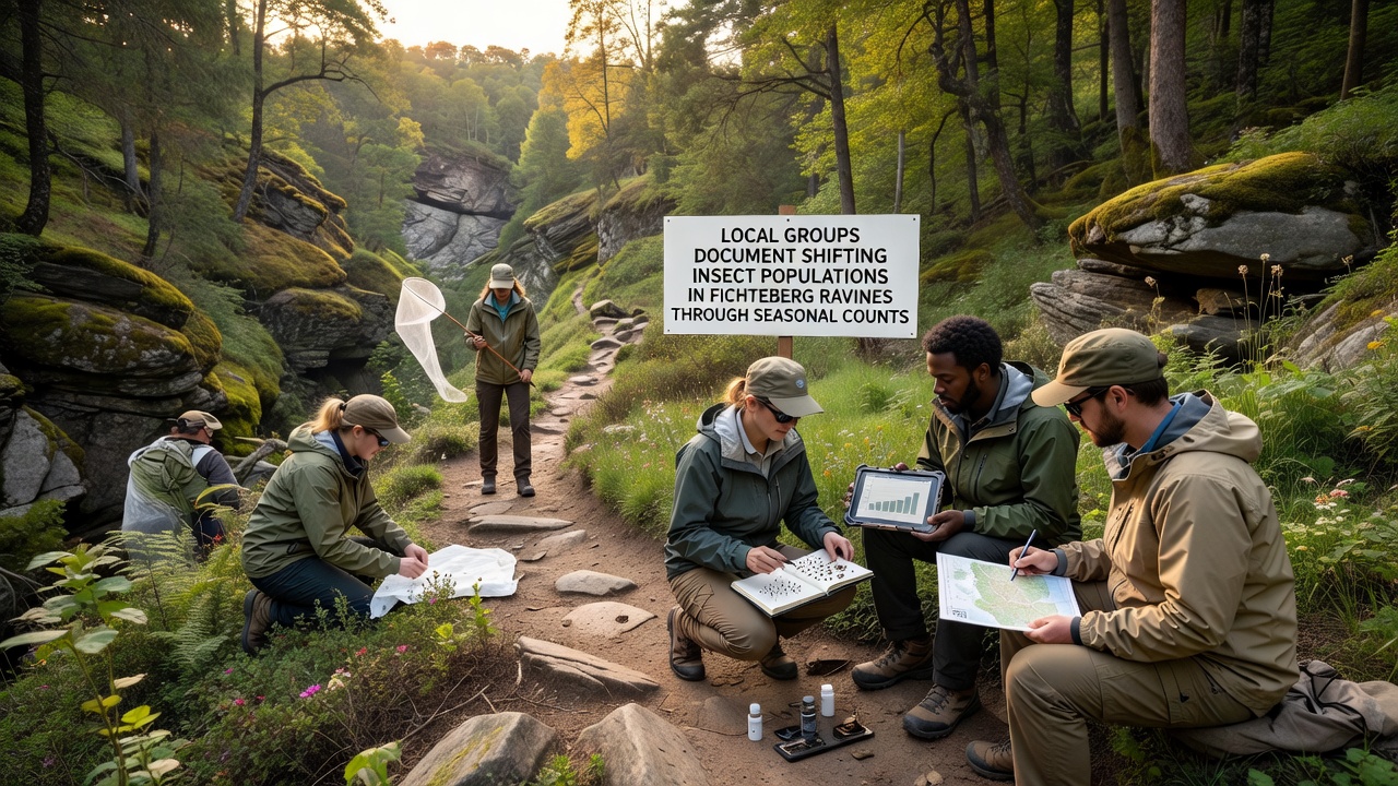Local Groups Document Shifting Insect Populations in Fichteberg Ravines Through Seasonal Counts